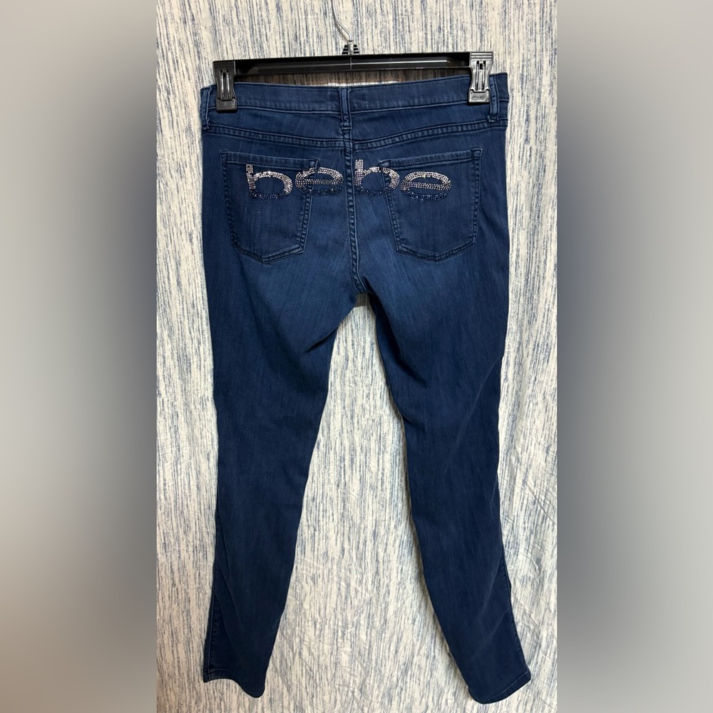 Bebe Skinny Blue Bling Jeans Women’s Size 30 💎